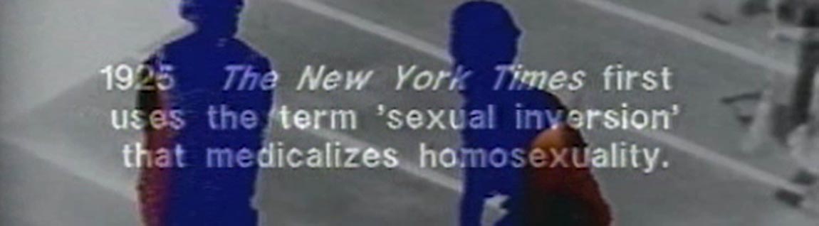 Image from The History of the World According to a Lesbian - film by Barbara Hammer